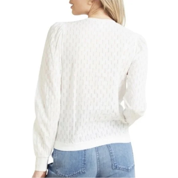 Evereve Beautiful White Women's Top Sz M - Picture 12 of 12